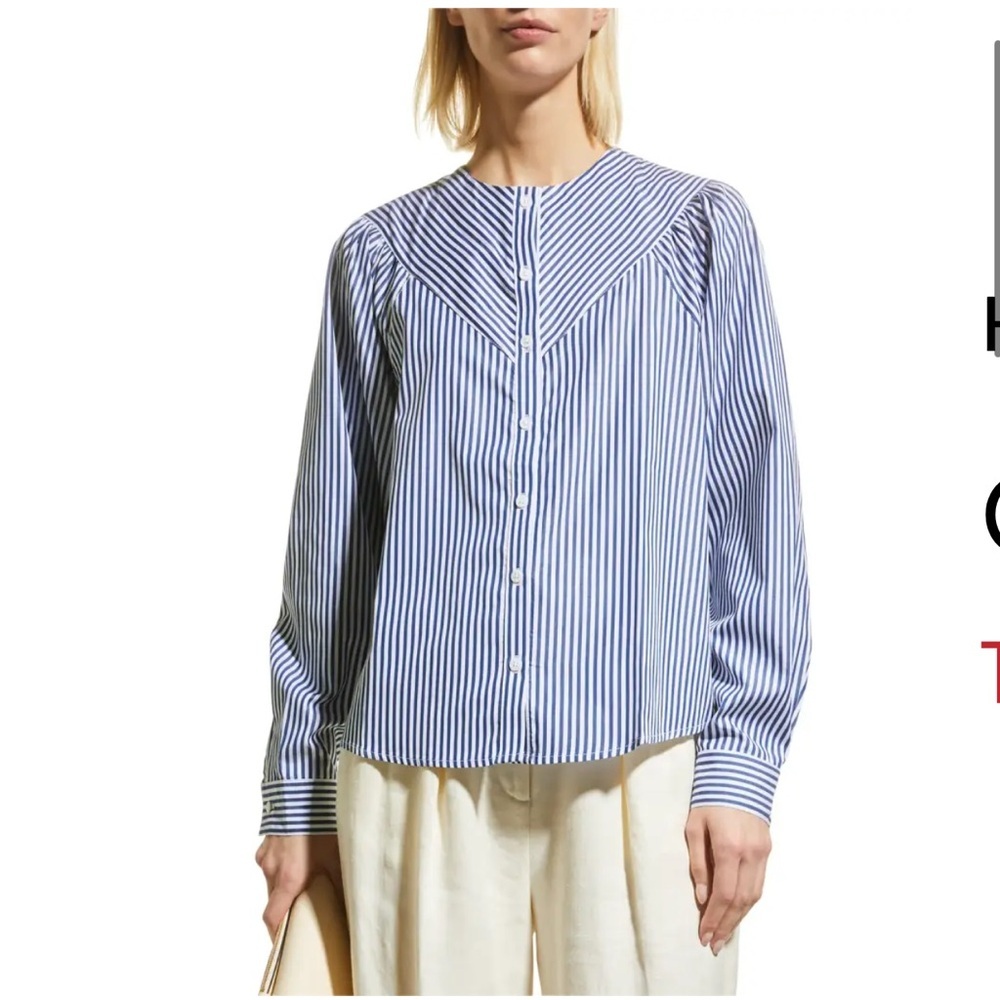 NWT Harshman Cari Striped Long-Sleeve  size XS